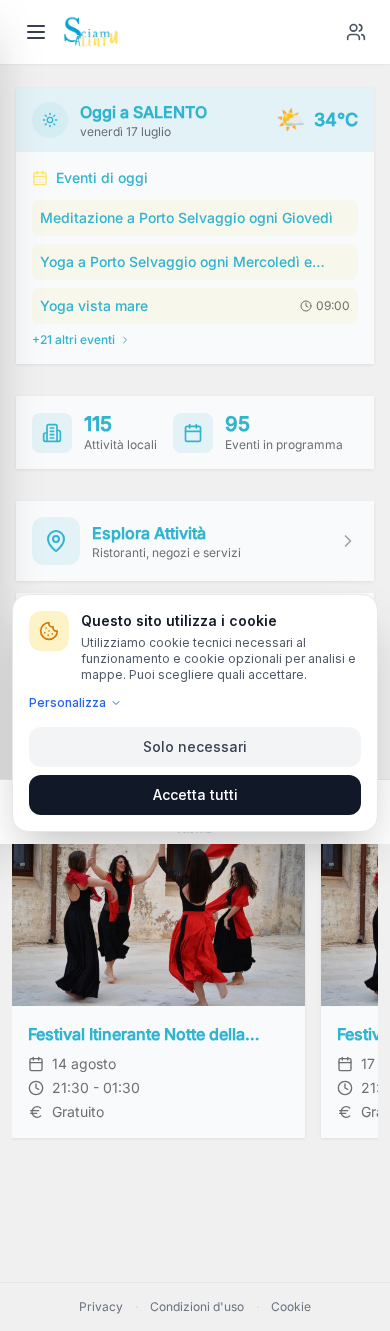 Anteprima dell'app Sciamusalentu